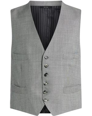 Tom Ford Chaleco con botones - Gris
