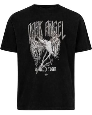 John Richmond Graphic-Print T-Shirt - Black