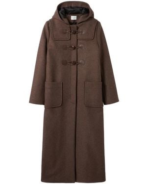 Claudie Pierlot Jas Met Capuchon - Bruin