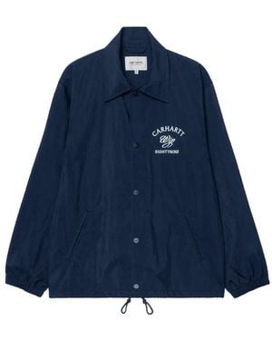 Carhartt Eightynine Coach Bomber Jacket - Blue