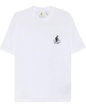 Barbour Embroidered Logo-Patch T-Shirt - White