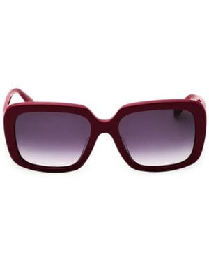 adidas Sonnenbrille Mit Eckigem Gestell - Lila
