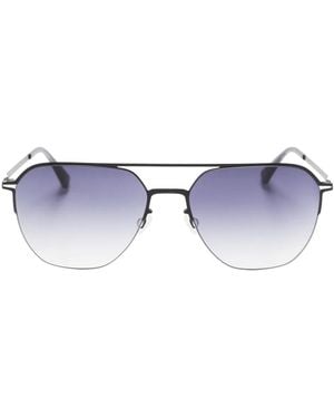 Mykita Lunettes De Soleil Amos - Bleu