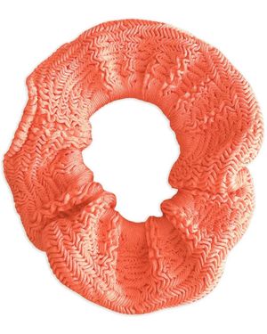 Paramidonna Textured Scrunchie - Pink