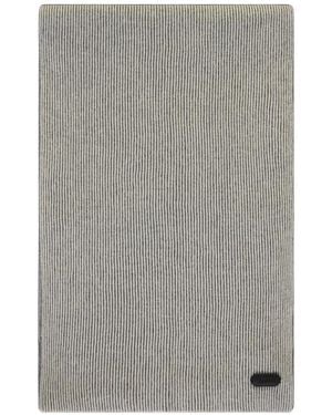 Moorer Ribbed-Knit Scarf - Gray