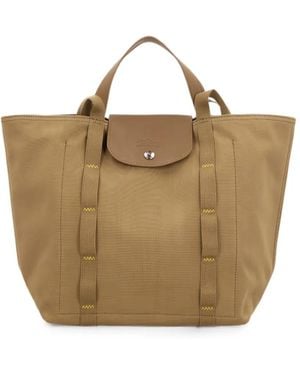 Longchamp Mittelgroße Le Pliage Tote Bag - Natur