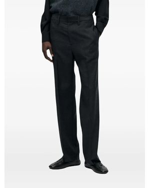 BERNER KUHL Soft Blazer Flannel Wool Pants - Black
