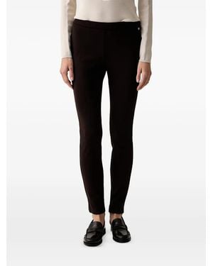 ARMANI EXCHANGE Zip-Hem Slim-Fit Trousers - Black