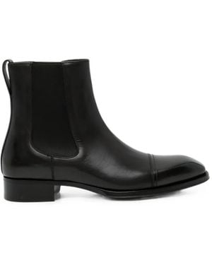 Tom Ford Elkan Chelsea Boots - Black