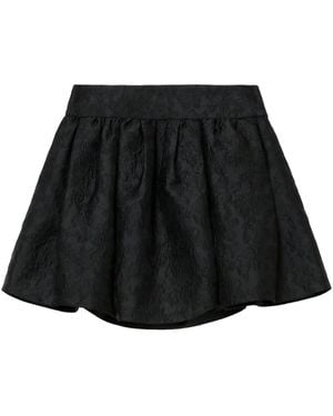 Juun.J Minigonna Con Effetto Jacquard - Nero