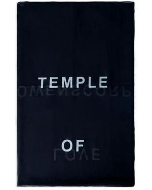 Rick Owens プリント スカーフ - ブルー