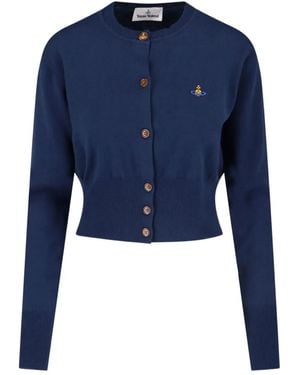 Vivienne Westwood Orb カーディガン - ブルー