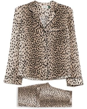 RIXO London Austin Antelope Pyjama - Braun