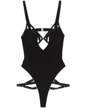 Maison Close Fatale Maillot Une Pièce - Noir