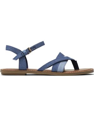 TOMS Lexie Denim Mix" Sandals - Blue