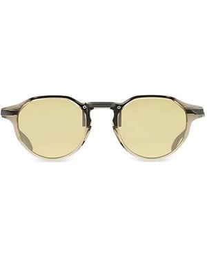 Movitra Geometric-Frame Sunglasses - Metallic