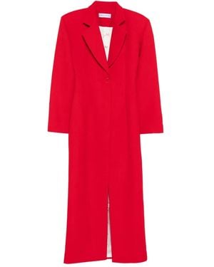 ROWEN ROSE Tuxedo Maxi Dress - Red