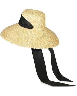 Eugenia Kim Sombrero Mirabel Con Ribete De Cinta - Metálico