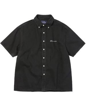 thisisneverthat Chemise Brodée À Manches Courtes - Noir