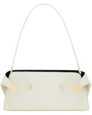 Ferragamo Bolso Hug East-West - Blanco