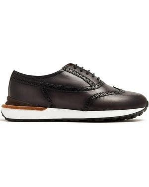 Magnanni Boltisburg Leather Trainers - Black