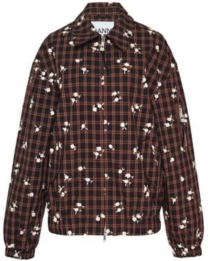 Ganni Bomber - Brown