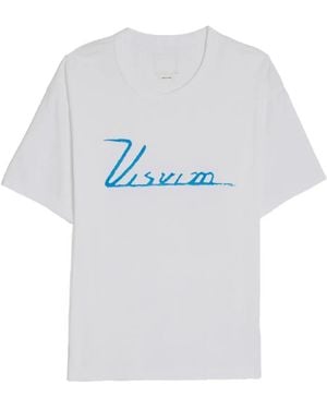 Visvim Embroidered-Logo T-Shirt - White