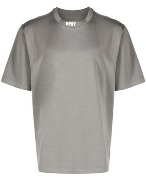 Heron Preston Logo-patch Crew Neck T-shirt - Grey