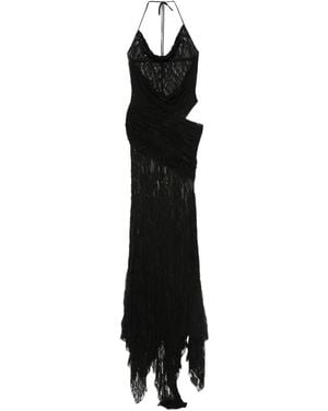 Siedres Abito Venusia Lungo Con Cut-Out - Nero