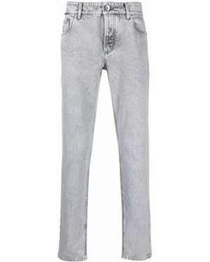Brunello Cucinelli Cotton Straight-leg Jeans - Grey