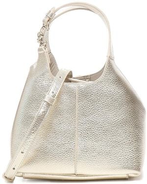 Coccinelle Small C-Easy Leather Shoulder Bag - White