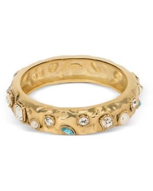 Roberto Cavalli Crystal-Embellished Bracelets - Metallic