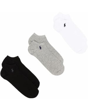 Polo Ralph Lauren Polo Pony Low-Cut Three Set - White