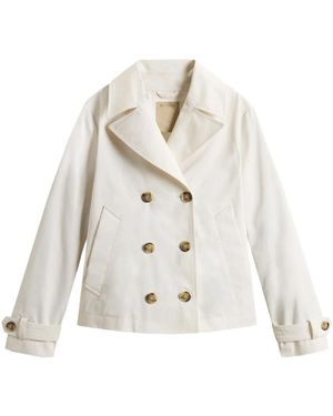 Woolrich Double-Breasted Jacket - White