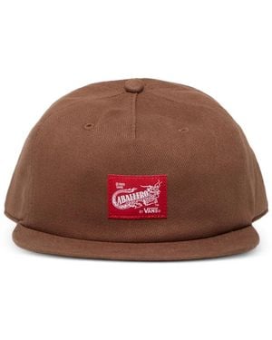 Vans Logo-Patch Baseball Cap - Brown