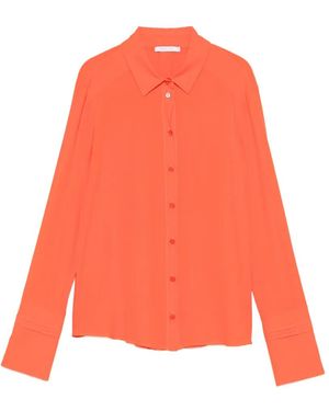 Patrizia Pepe Button-Fastening Shirt - Orange