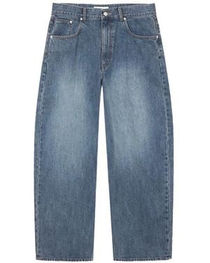DUNST Jean Relaxed Curved À Jambes Larges - Blue