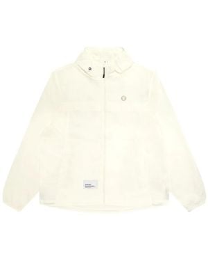 Aape By A Bathing Ape Lightweight Hooded Jacket - White