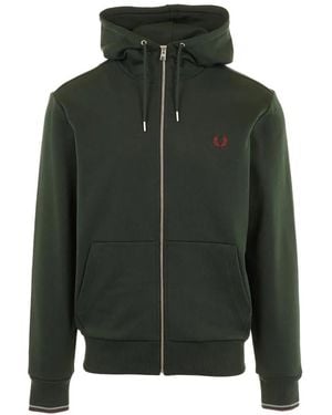 Fred Perry Zip Hoodie - Green