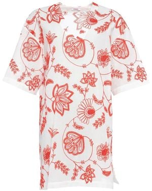 Eres Jurk Met Bloemenprint - Wit