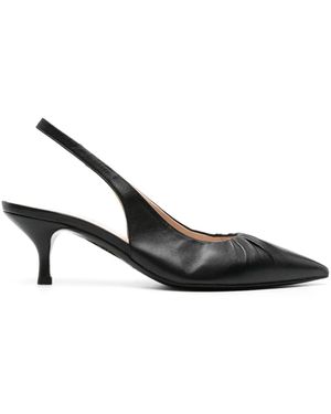 Fabiana Filippi 55Mm Ruched-Detailed Court Shoes - Black