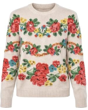 Gucci Euridice Sequin-Embellished Jumper - White