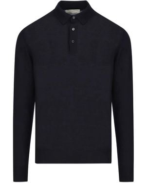 Mauro Ottaviani WISH fin.18 long-sleeve polo shirt - Blau