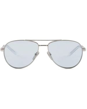 Prada Double-Bridge Sunglasses - Metallic