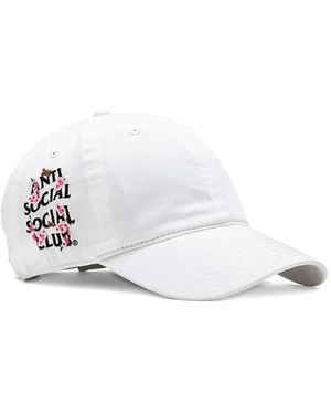 ANTI SOCIAL SOCIAL CLUB Logo-embroidered Cap - White