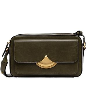 Sessun Divicam Leather Crossbody Bag - Gray