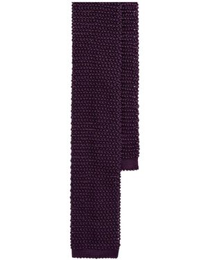 Ralph Lauren Superknit Tie - Purple