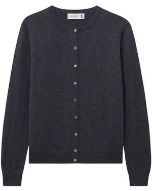 Pringle of Scotland Crew-Neck Cashmere Cardigan - Blue