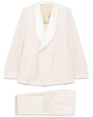 Tagliatore Double-Breasted Suit - Natural