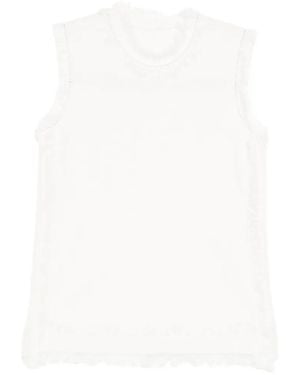 JNBY Fringed Knitted Vest - White